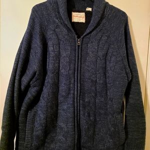 Weatherproof Vintage XXL sherpa-lined sweater